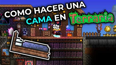 como hacer camas en terraria.